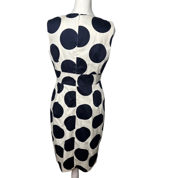 David Meister Polka Dot Tie Waist Pencil Dress - Picture 3 of 5